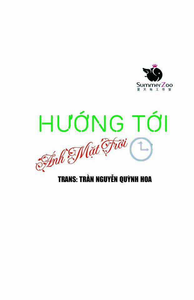 Hướng Tới Ánh Mặt Trời Chapter 3 trang 0