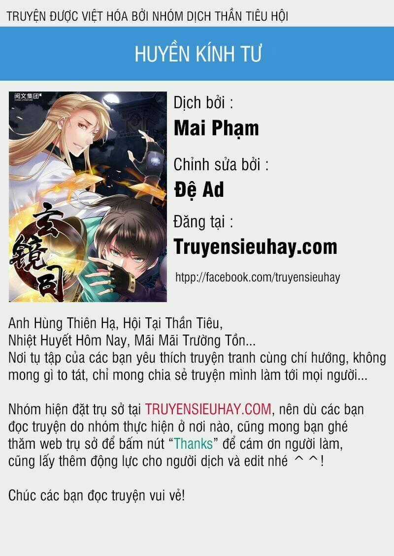 Huyền Kính Tư Chapter 1 trang 0