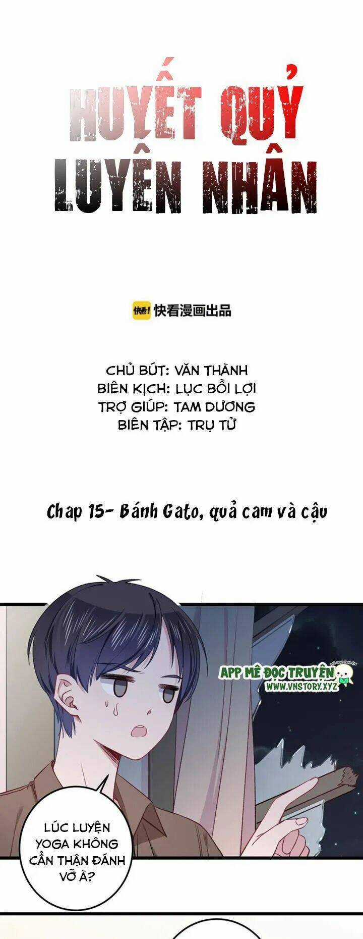 Huyết Quỷ Luyến Nhân Chapter 15 trang 0