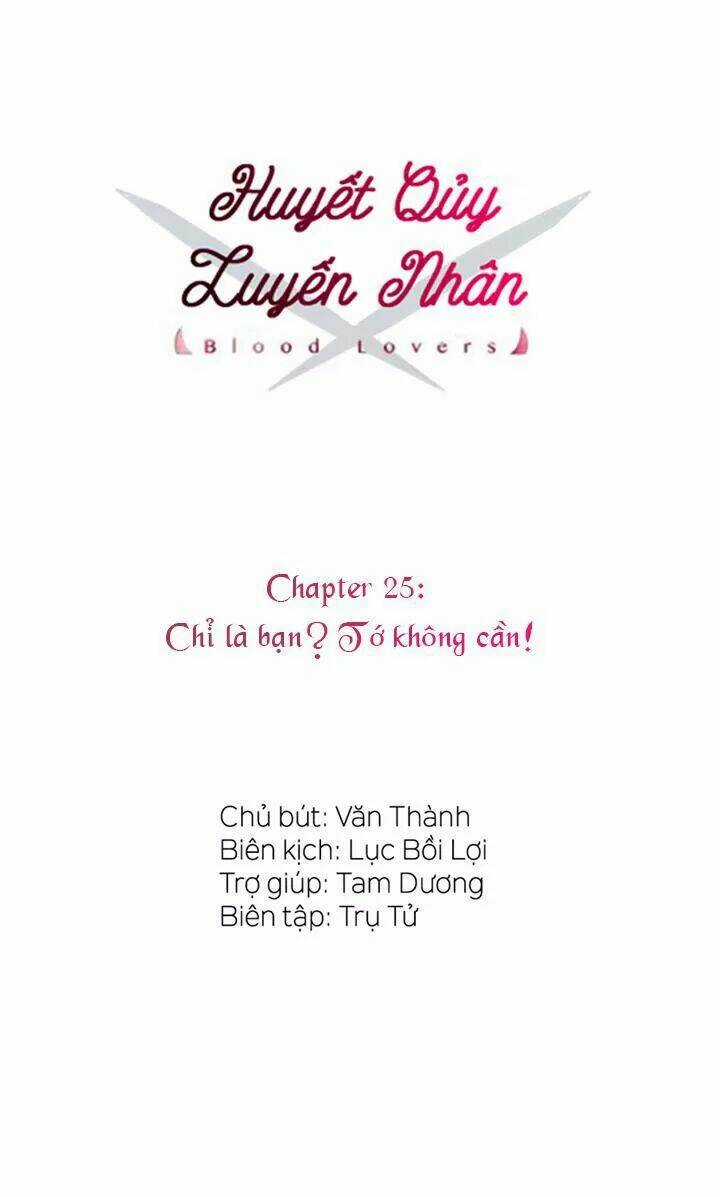 Huyết Quỷ Luyến Nhân Chapter 25 trang 1