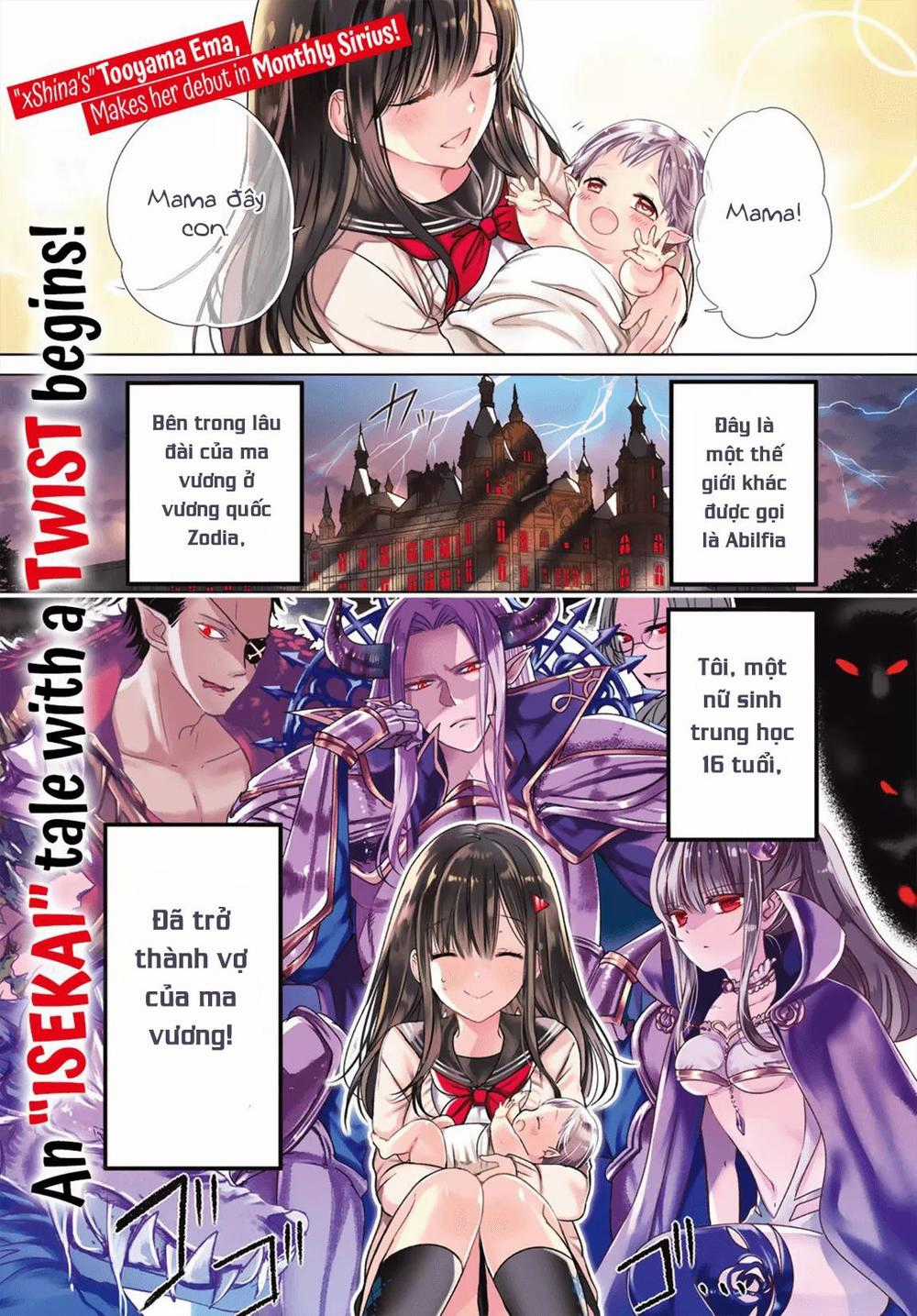 I Became The Mother Of The Strongest Demon Lord's 10 Children In Another World Chapter 1 trang 1