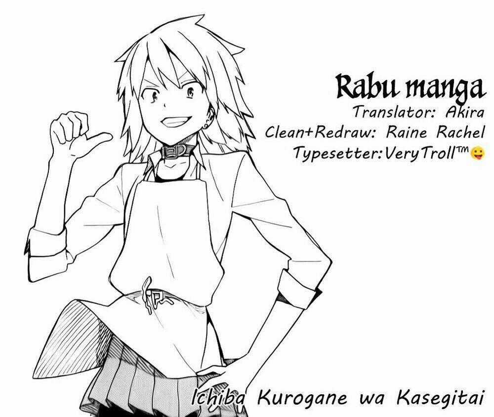 Ichiba Kurogane Wa Kasegitai Chapter 8 trang 0