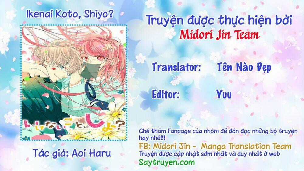 Ikenai Koto, Shiyo? Chapter 19 trang 1