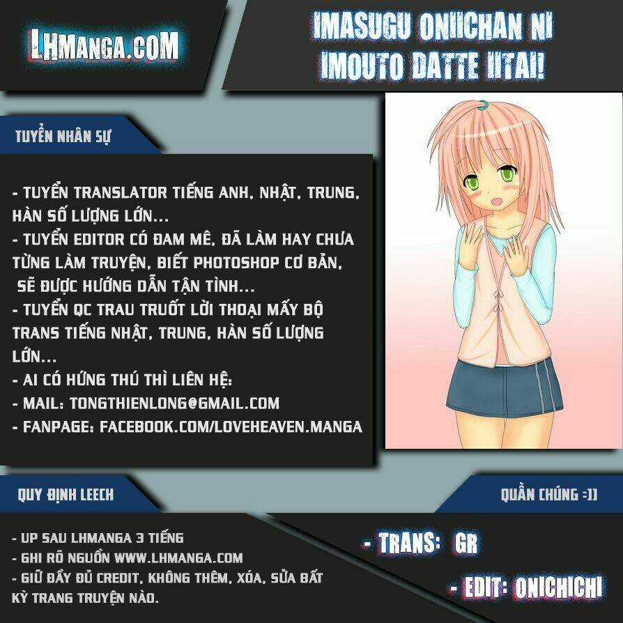 Imasugu Oniichan Ni Imouto Datte Iitai Chapter 10 trang 0