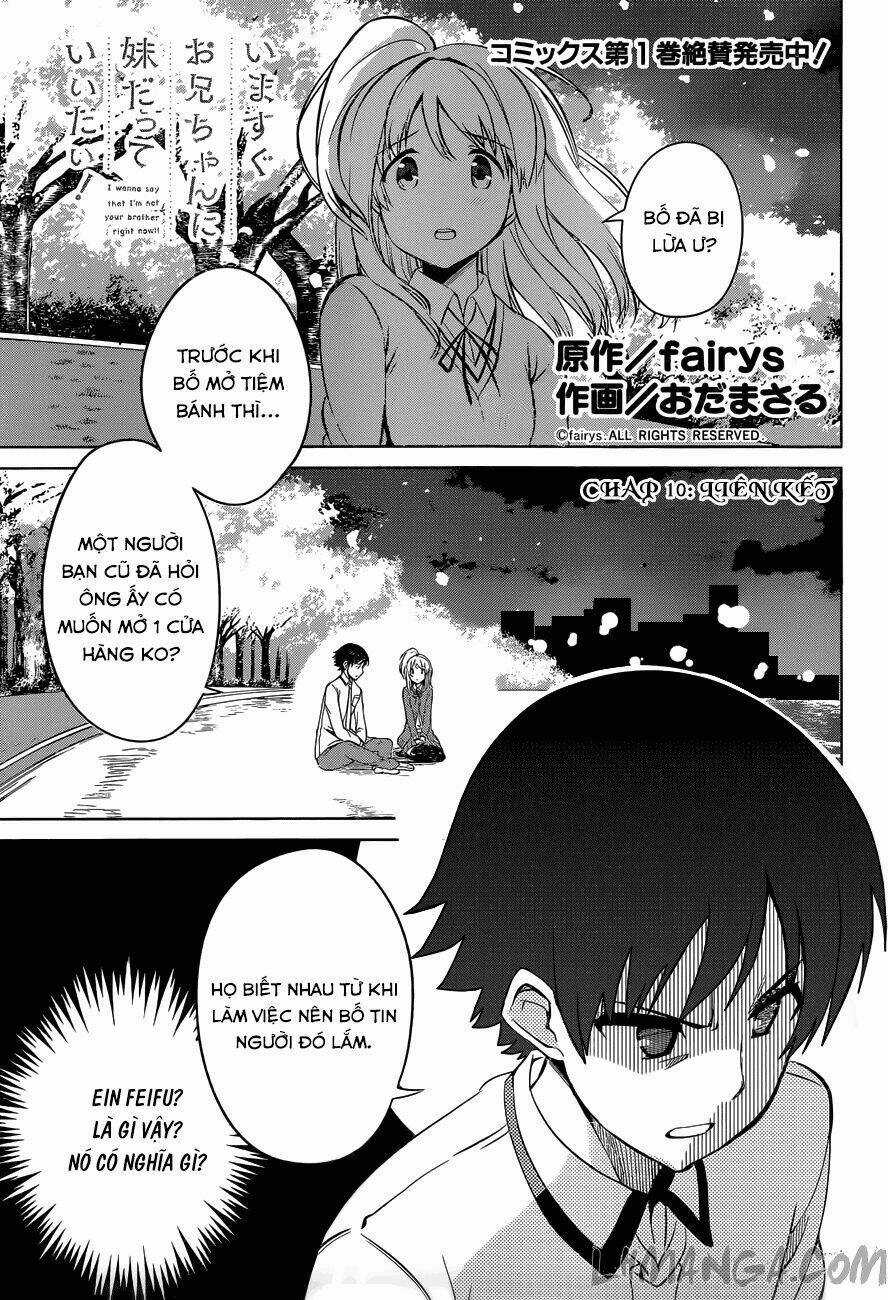 Imasugu Oniichan Ni Imouto Datte Iitai Chapter 10 trang 1