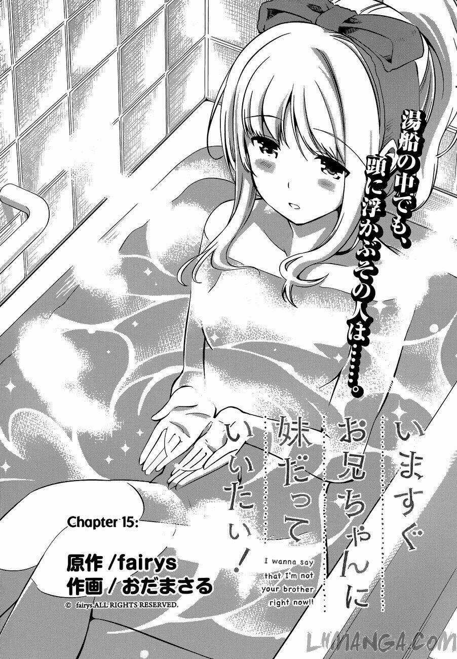 Imasugu Oniichan Ni Imouto Datte Iitai Chapter 15 trang 1