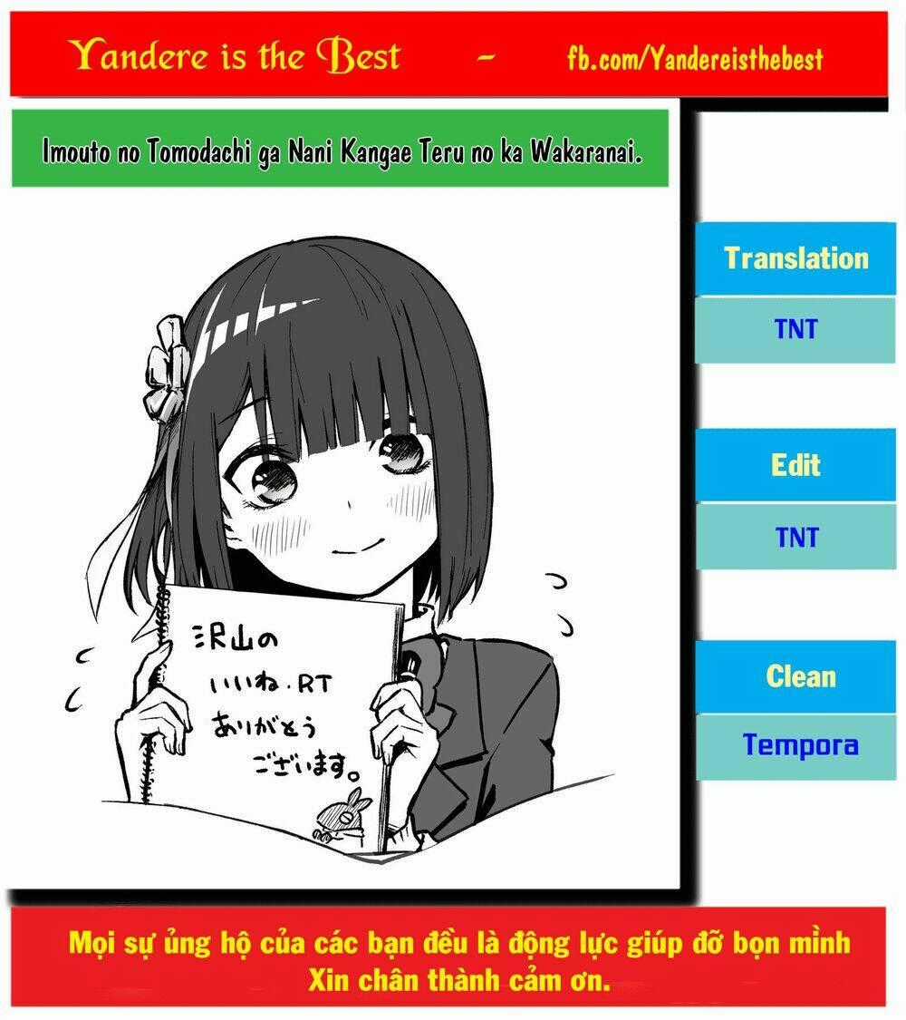 Imouto No Tomodachi Ga Nani Kangae Teru No Ka Wakaranai Chapter 1 trang 0