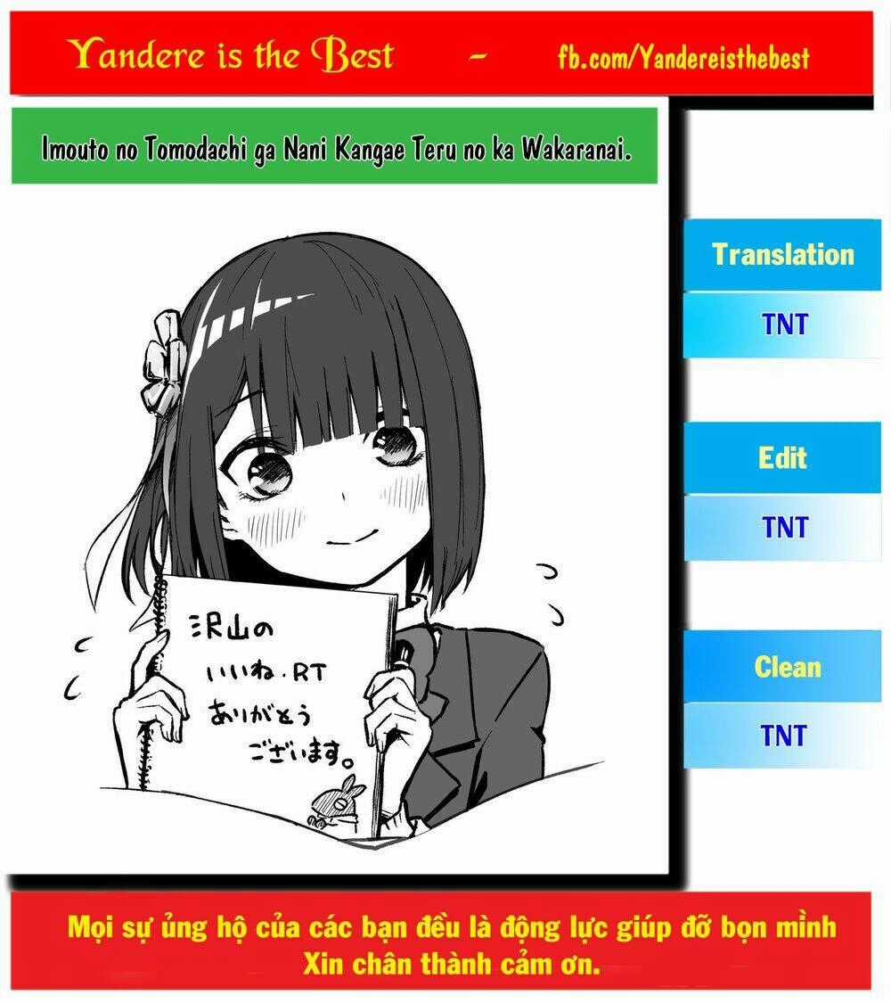 Imouto No Tomodachi Ga Nani Kangae Teru No Ka Wakaranai Chapter 10 trang 0