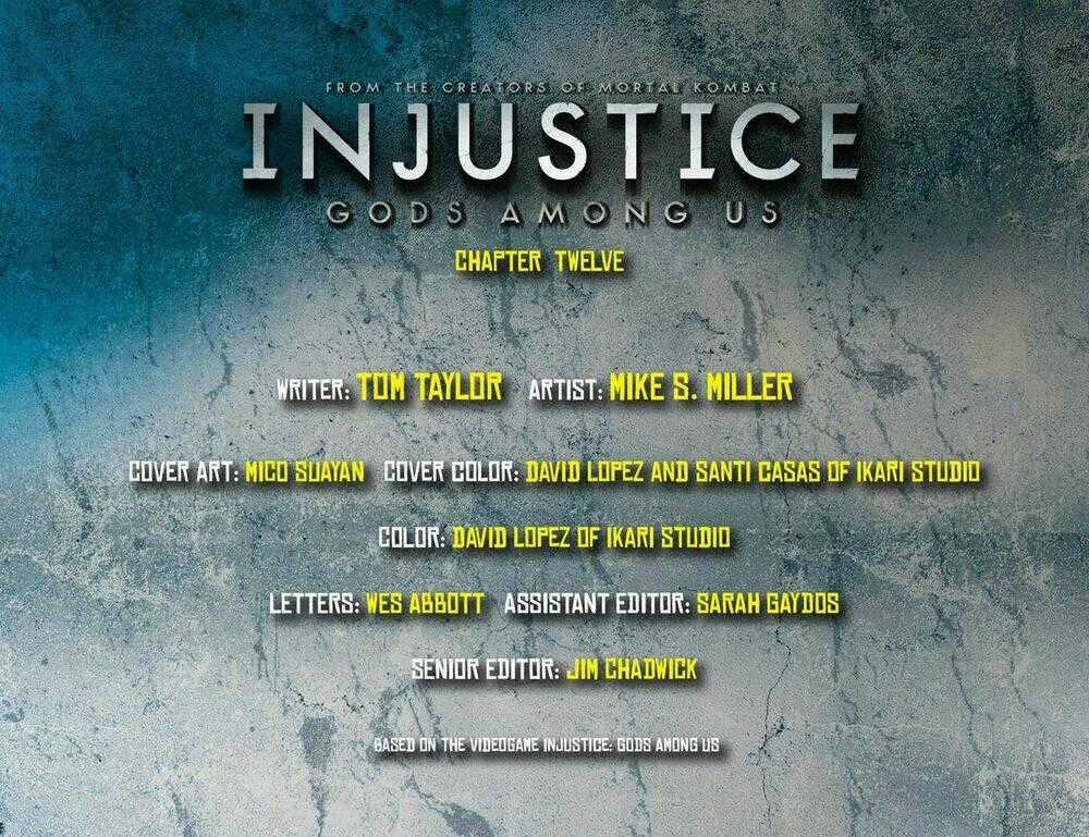 Injustice - Gods Among Us Chapter 12 trang 1