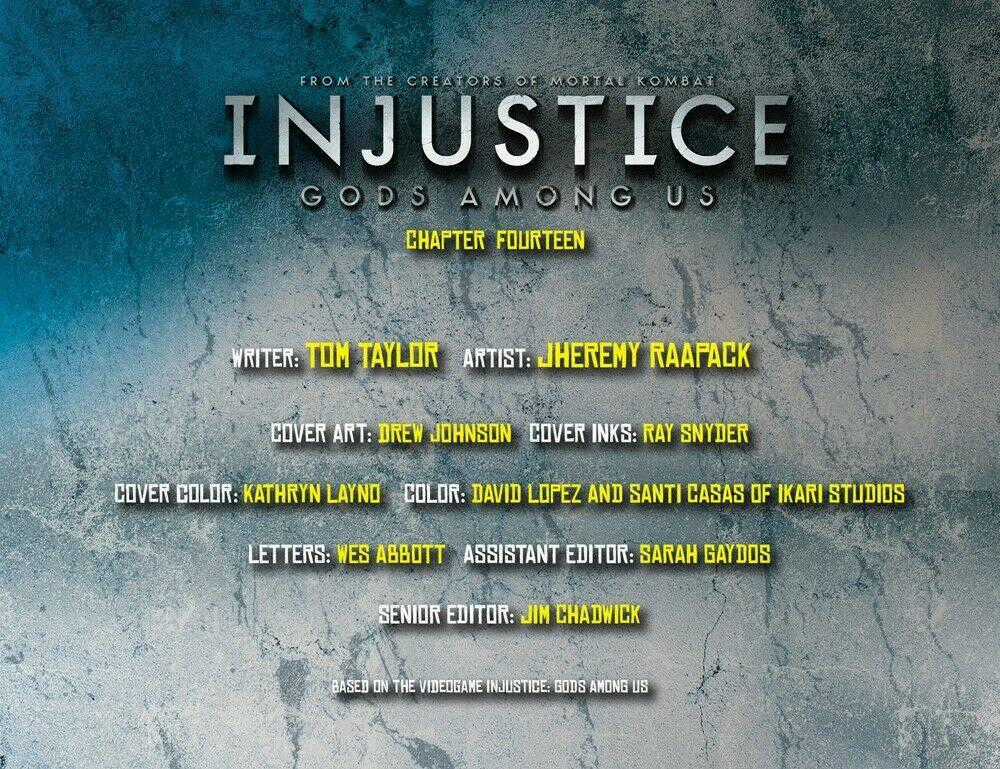 Injustice - Gods Among Us Chapter 14 trang 1