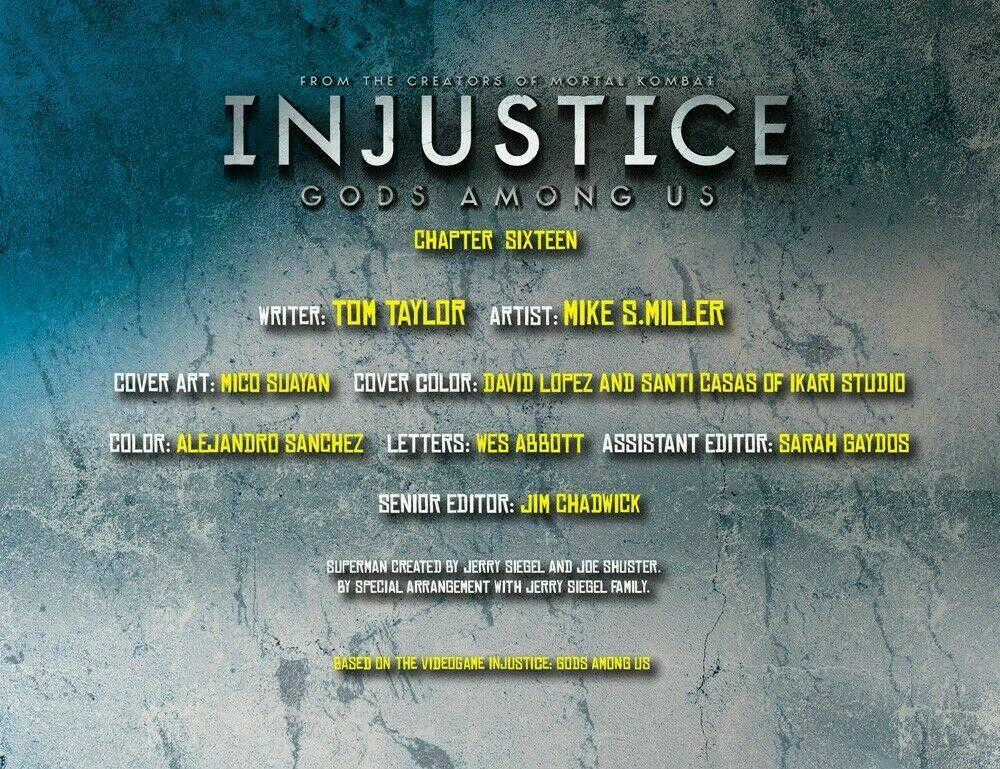 Injustice - Gods Among Us Chapter 16 trang 1