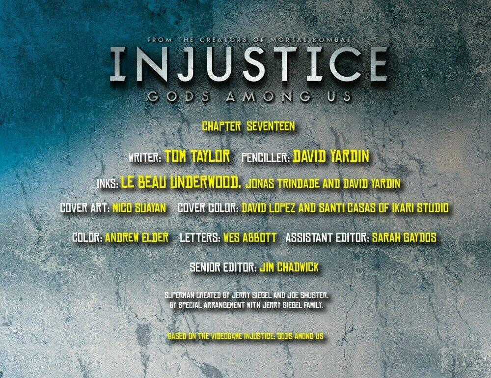 Injustice - Gods Among Us Chapter 17 trang 1