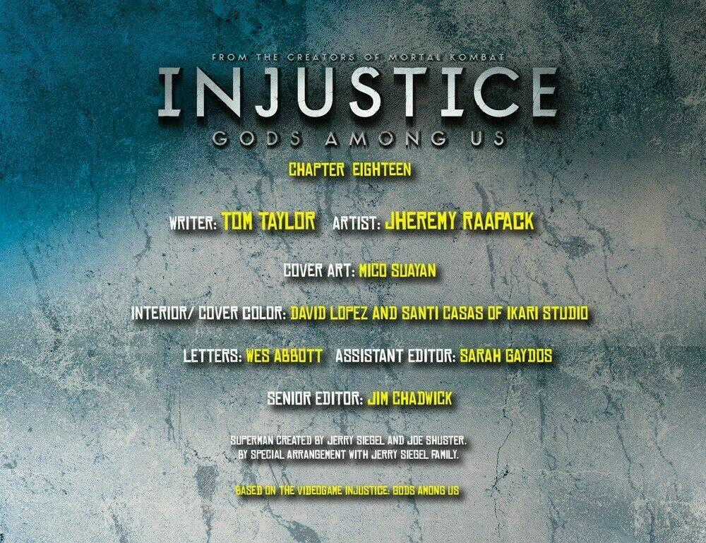 Injustice - Gods Among Us Chapter 18 trang 1