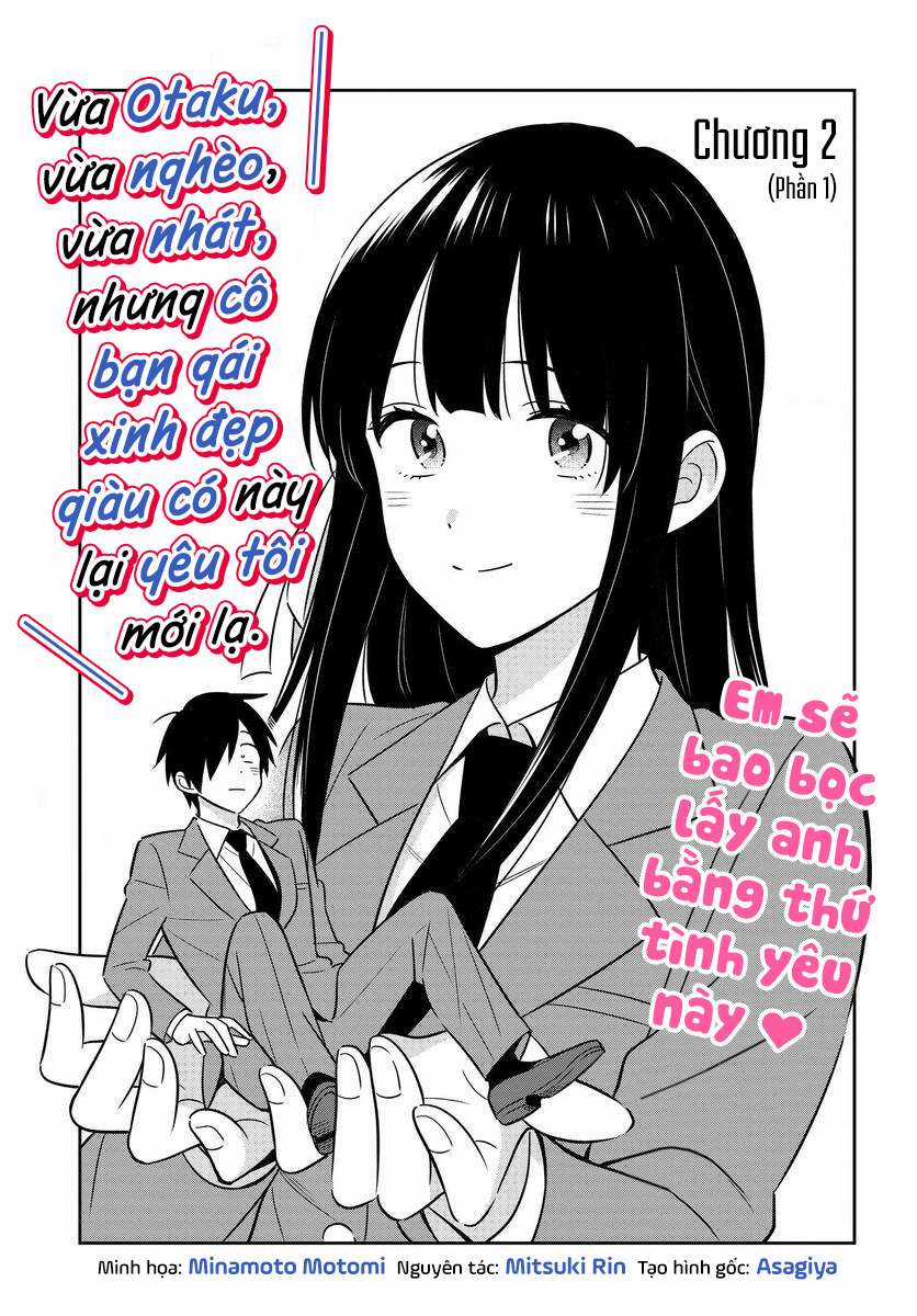 Inkya de Wotaku de Binbou Dakedo Bijin Ojou-sama ni Osaretemasu Chapter 2.1 trang 1