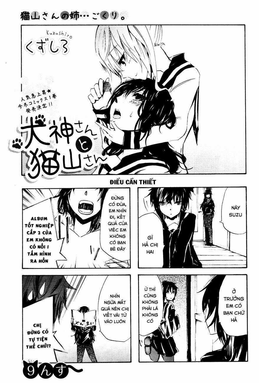 Inugami-san to Nekoyama-san Chapter 9 trang 1