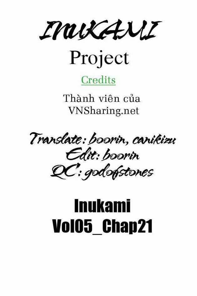 Inukami Chapter 21 trang 0