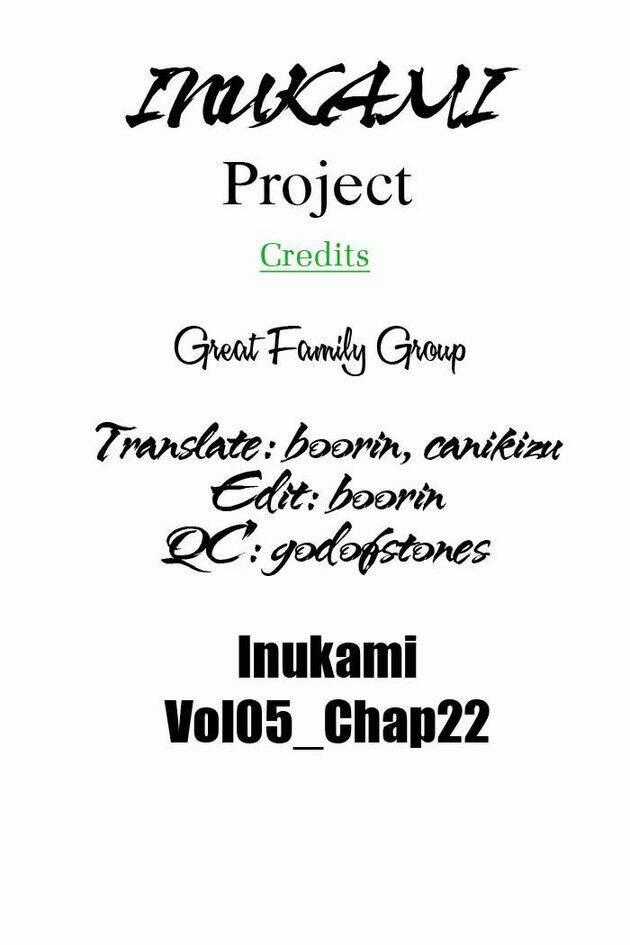 Inukami Chapter 22 trang 0