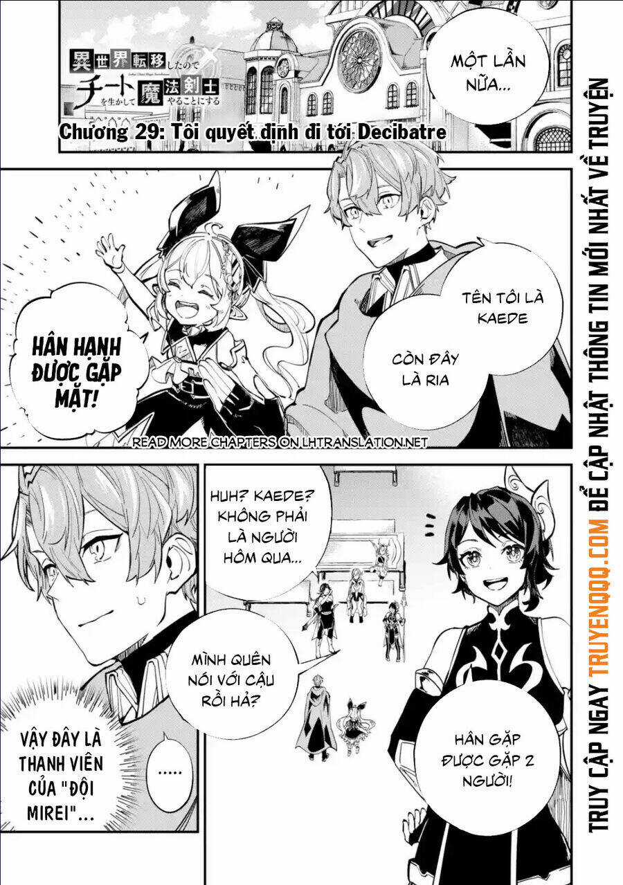 Isekai Cheat Magic Swordsman Chapter 29.1 trang 1