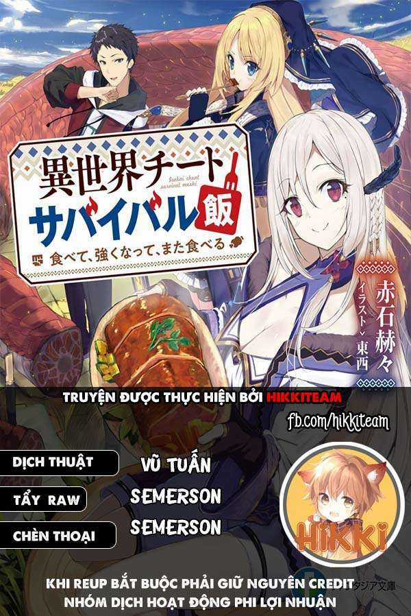 Isekai Cheat Survival Meshi Chapter 6 trang 0