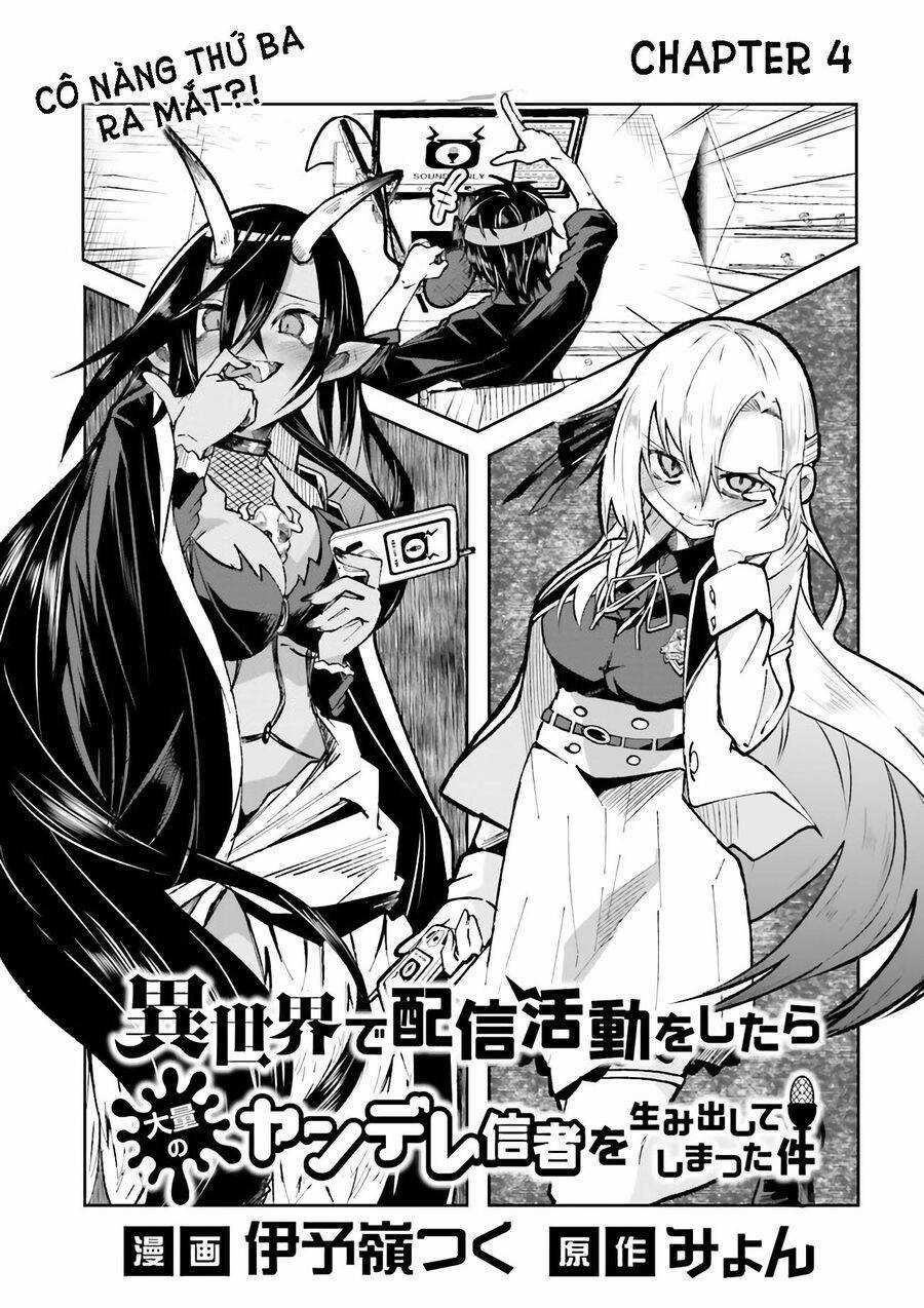 Isekai De Haishin Katsudou Wo Shitara Tairyou No Yandere Shinja Wo Umidashite Shimatta Ken Chapter 4.3 trang 0