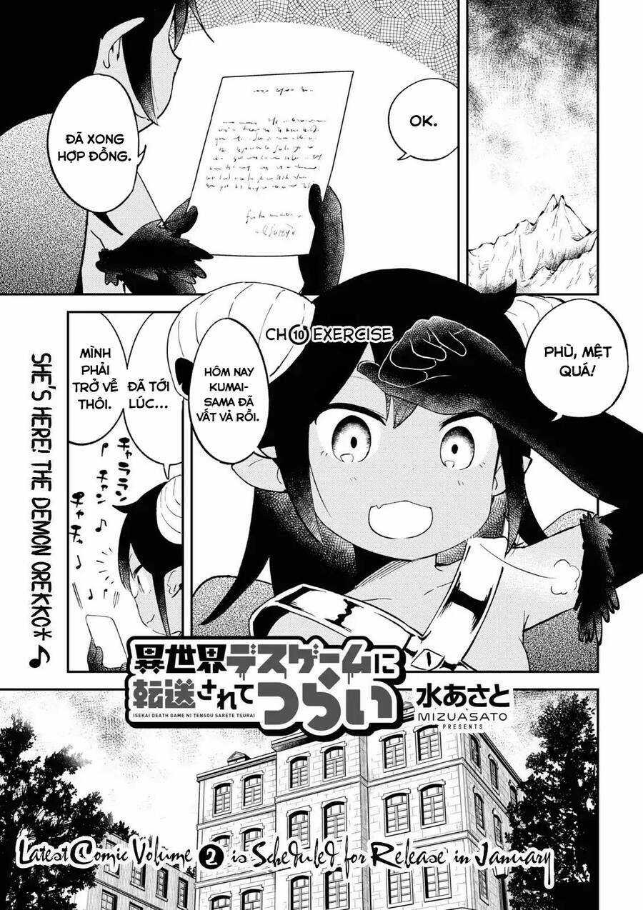 Isekai Death Game Ni Tensou Sarete Tsurai Chapter 10 trang 1