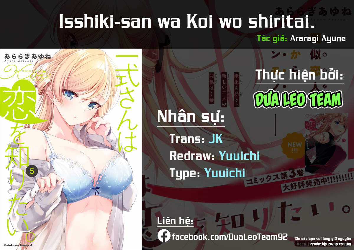 Isshiki-san muốn biết yêu là gì Chapter 18 trang 1