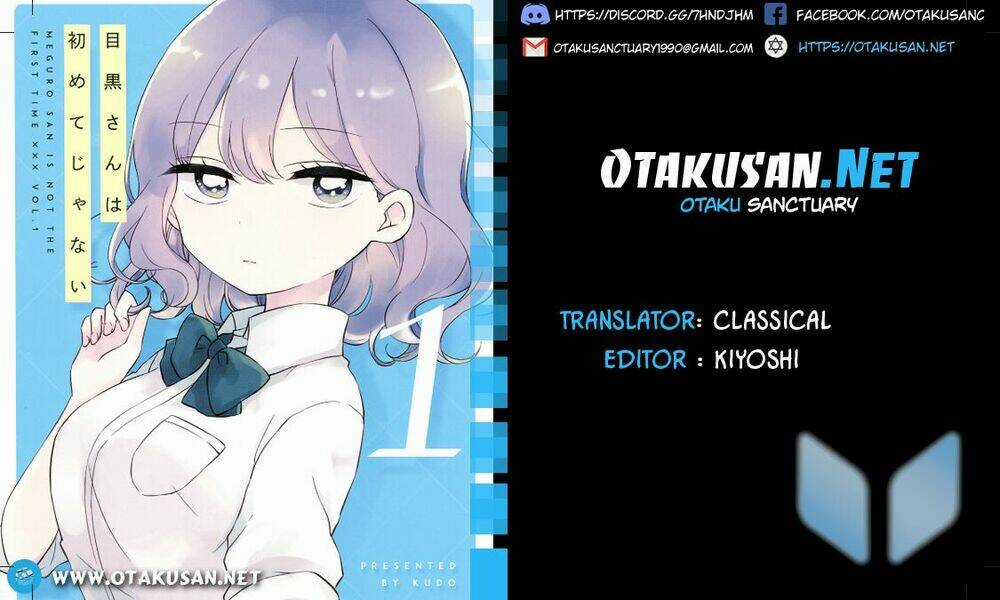 It's Not Meguro-San's First Time Chapter 1 trang 0