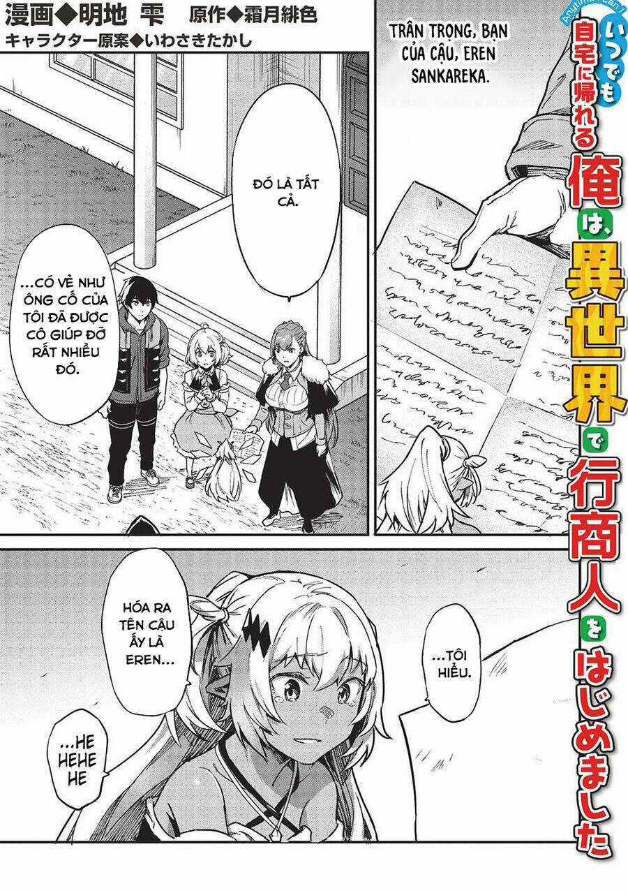 Itsudemo Jitaku Ni Kaerareru Ore Wa, Isekai De Gyoushounin O Hajimemashita Chapter 36 trang 1