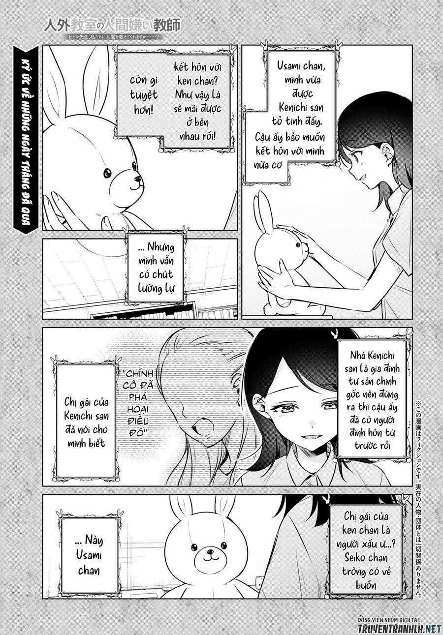 Jingai Kyoushitsu No Ningen-Girai Kyoushi: Hitoma-Sensei, Watashi-Tachi Ni Ningen O Oshiete Kuremasen Ka? Chapter 7 trang 1