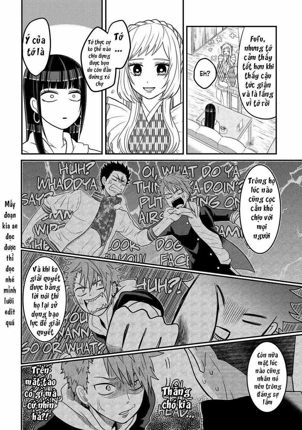 Josou Shite Mendoukusai Koto Ni Natteru Nekura To Yankee No Ryou Kataomoi Chapter 3 trang 1