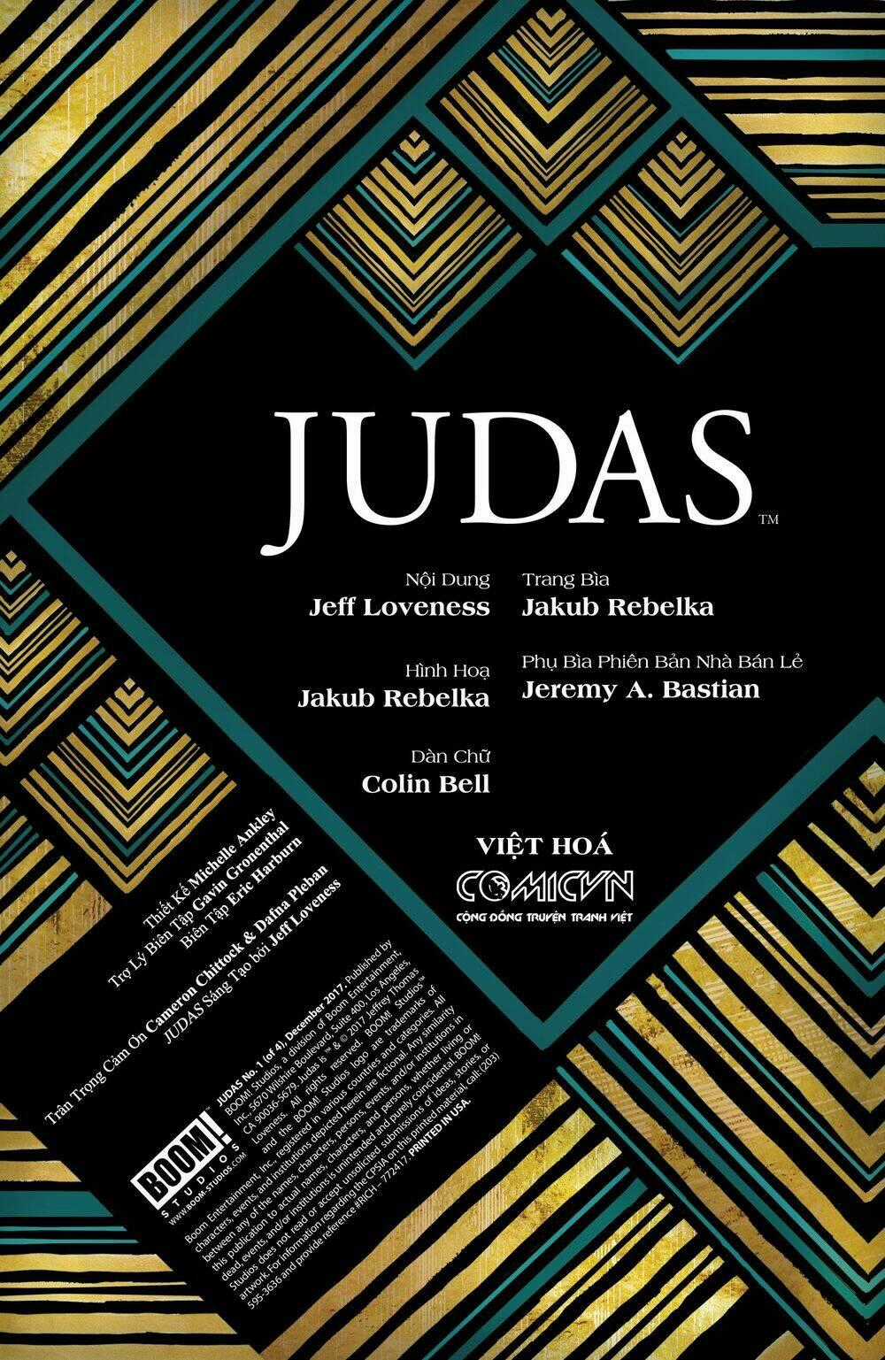 Judas - Chuyện Kẻ Tội Đồ Chapter 2 trang 1