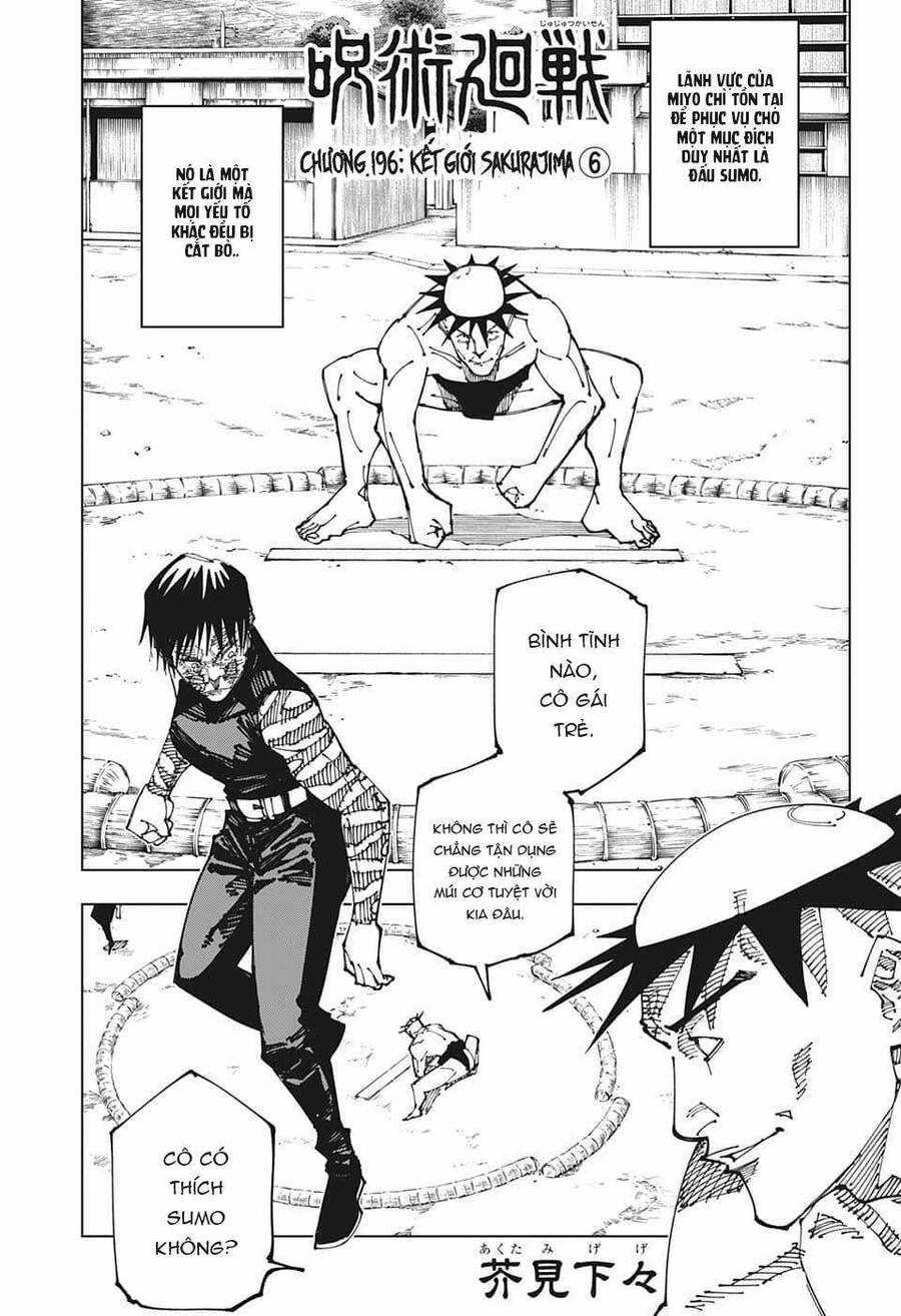 Jujutsu Kaisen - Chú Thuật Hồi Chiến Chapter 196 trang 0