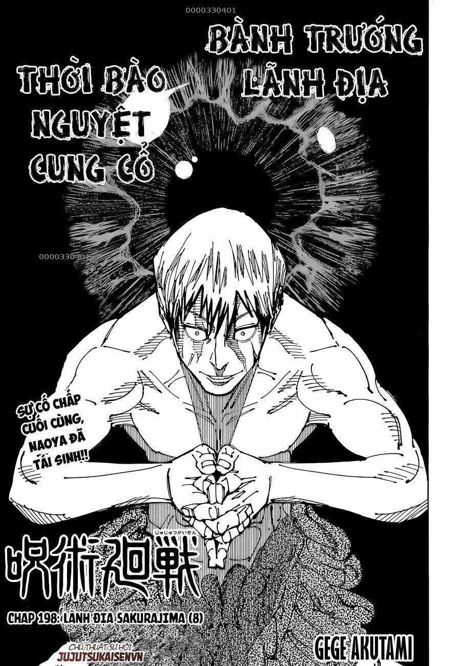 Jujutsu Kaisen - Chú Thuật Hồi Chiến Chapter 198 trang 1