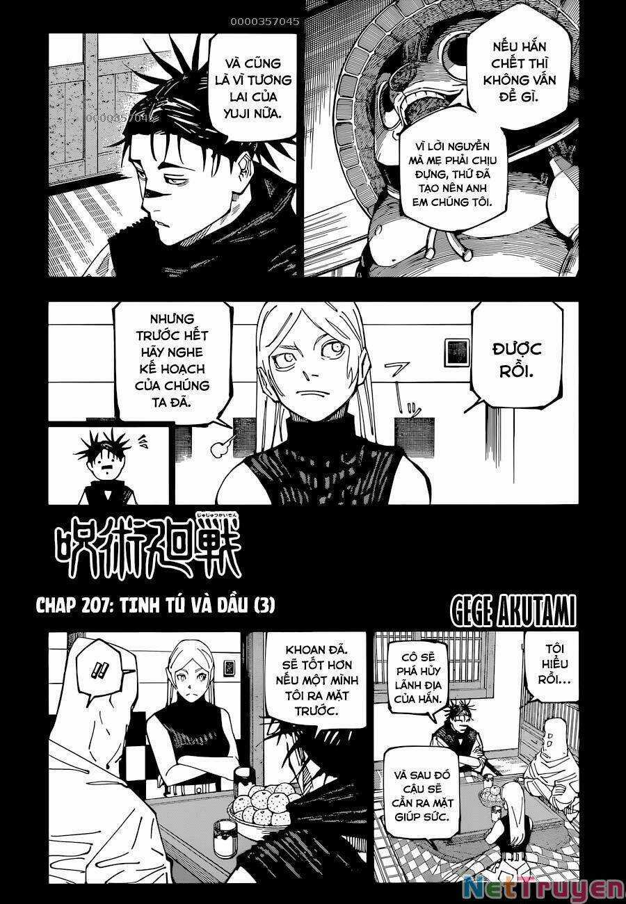 Jujutsu Kaisen - Chú Thuật Hồi Chiến Chapter 207 trang 1