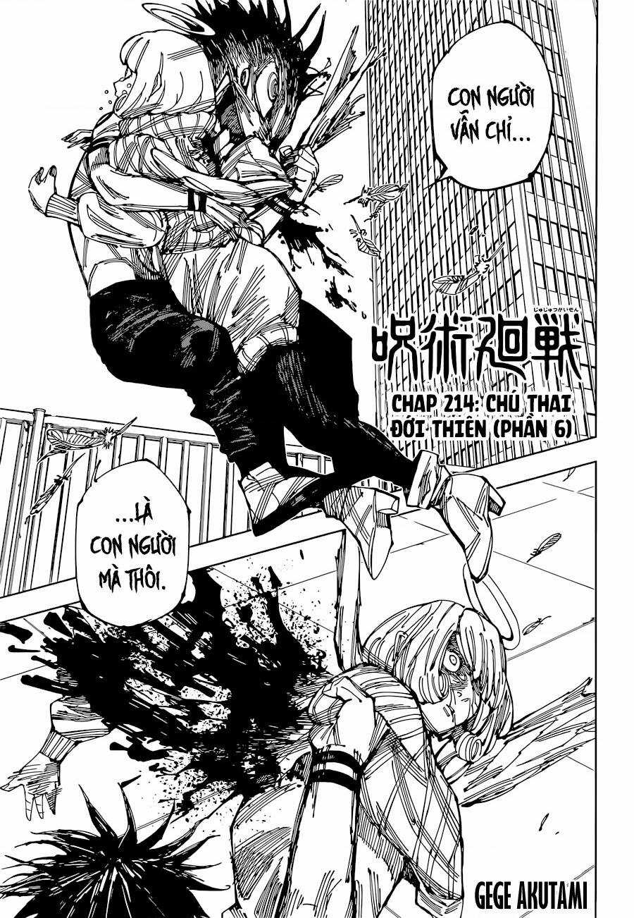 Jujutsu Kaisen - Chú Thuật Hồi Chiến Chapter 214 trang 1