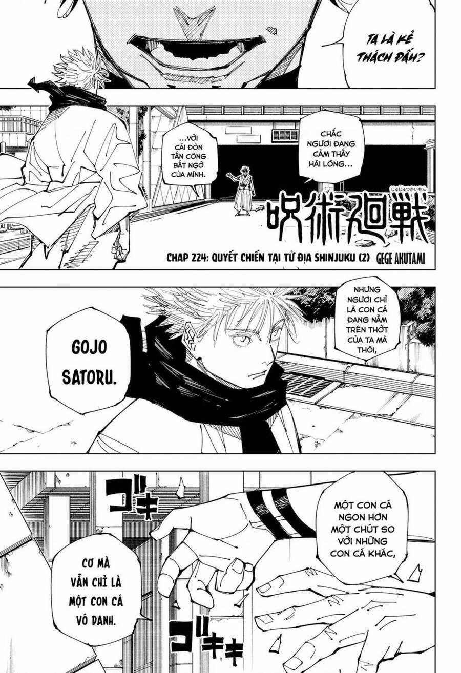 Jujutsu Kaisen - Chú Thuật Hồi Chiến Chapter 224 trang 1