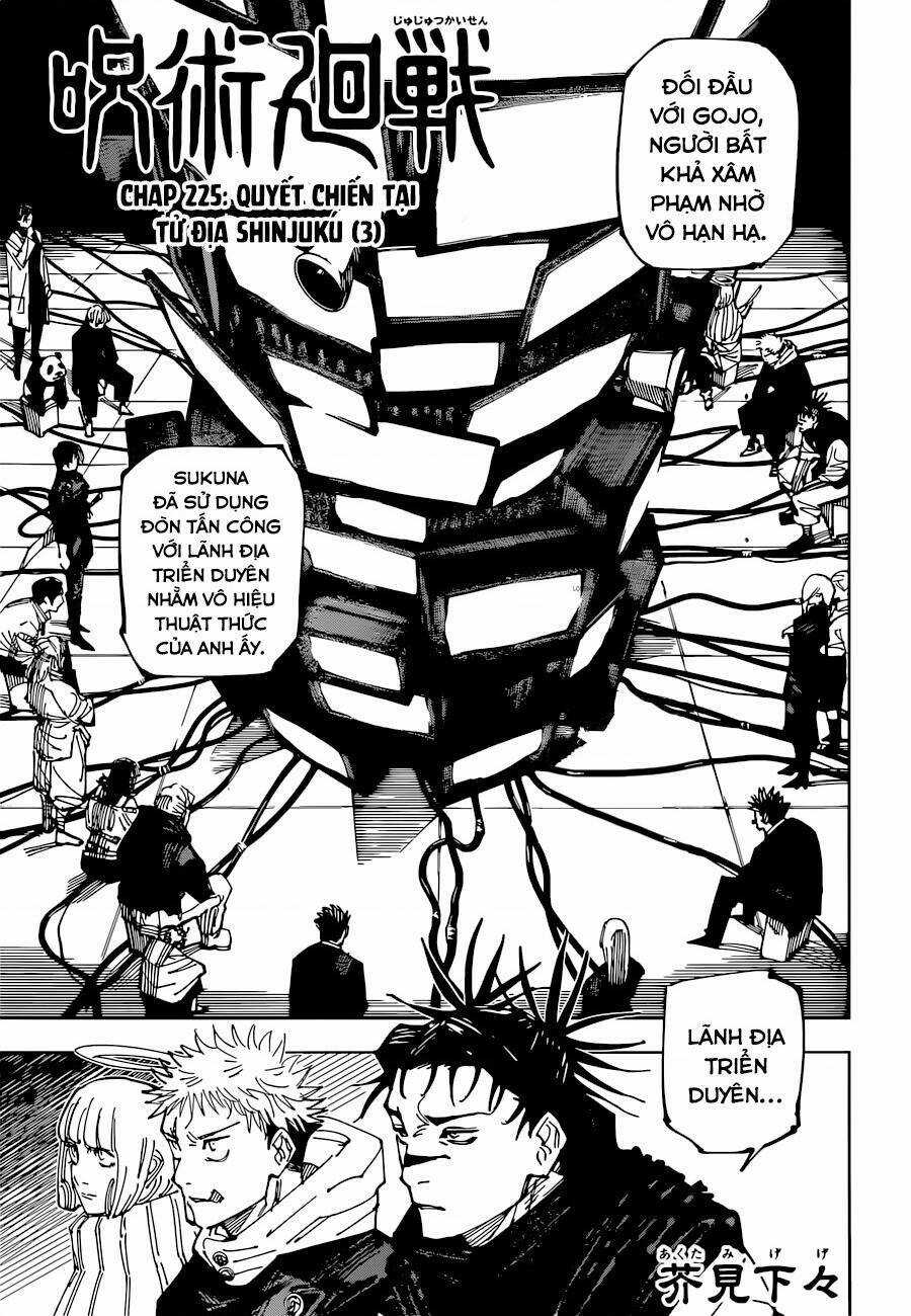 Jujutsu Kaisen - Chú Thuật Hồi Chiến Chapter 225 trang 1