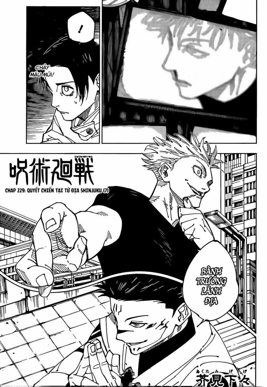 Jujutsu Kaisen - Chú Thuật Hồi Chiến Chapter 229 trang 1