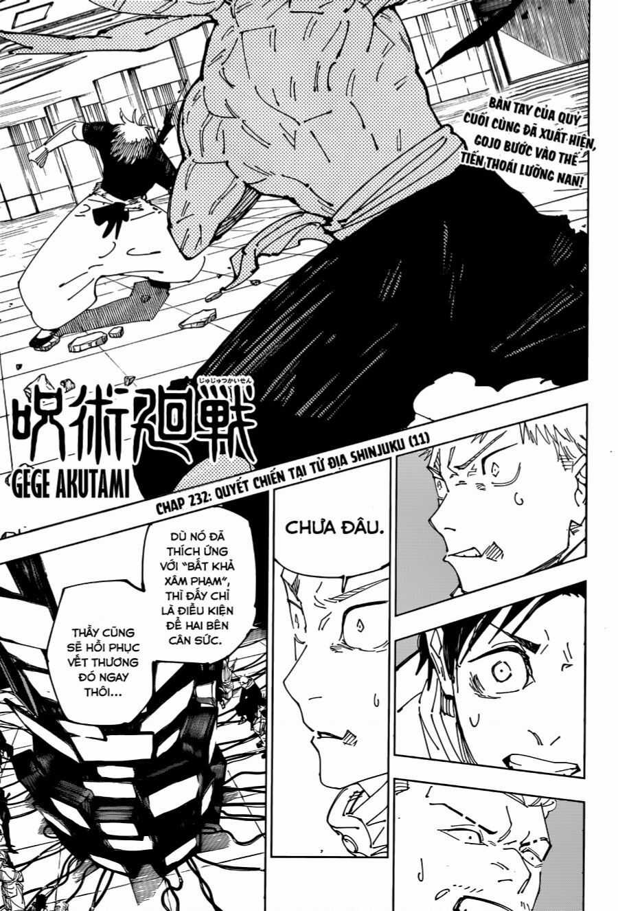 Jujutsu Kaisen - Chú Thuật Hồi Chiến Chapter 233 trang 1