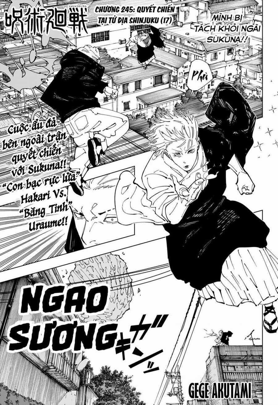 Jujutsu Kaisen - Chú Thuật Hồi Chiến Chapter 245 trang 1