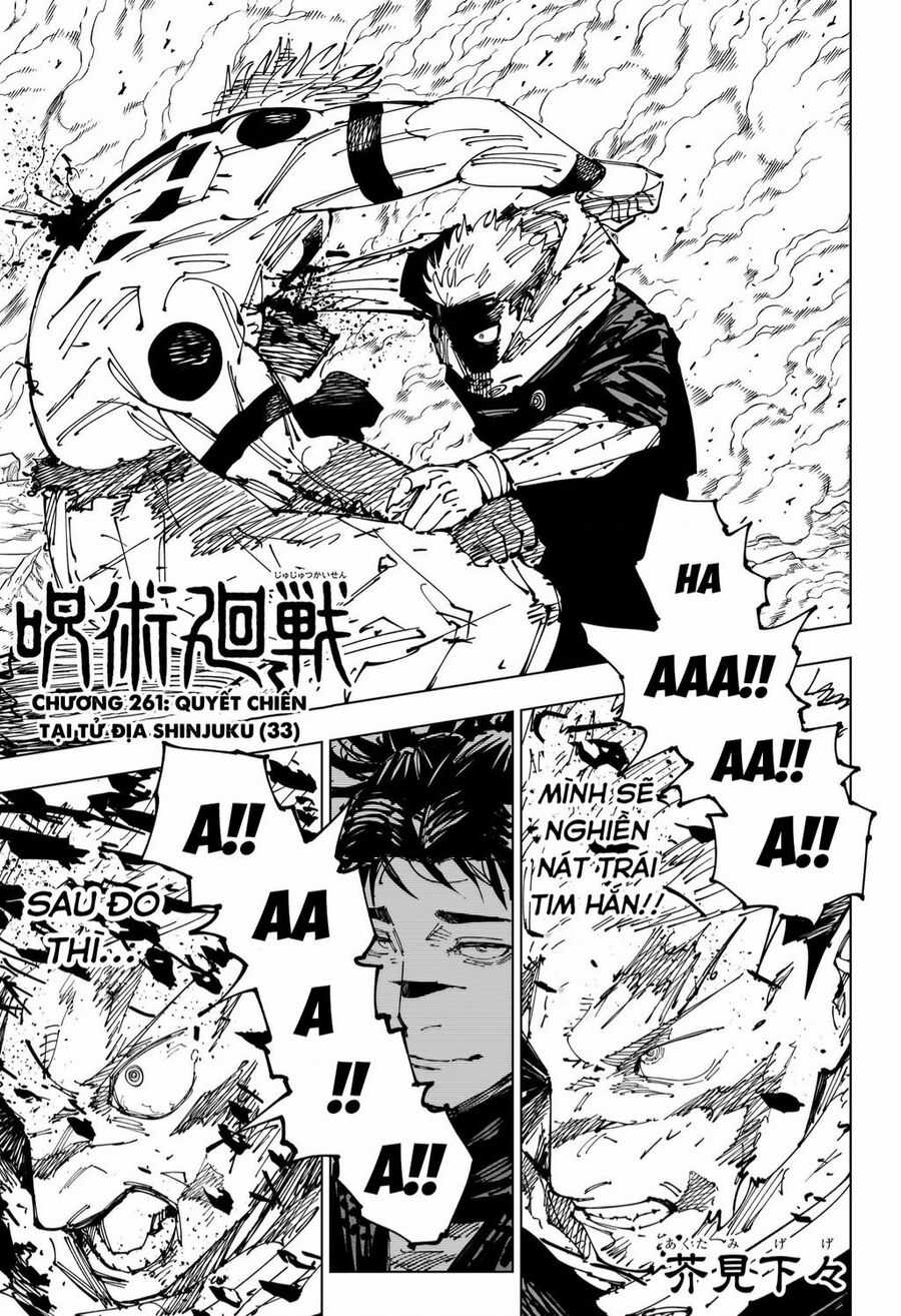 Jujutsu Kaisen - Chú Thuật Hồi Chiến Chapter 261 trang 1