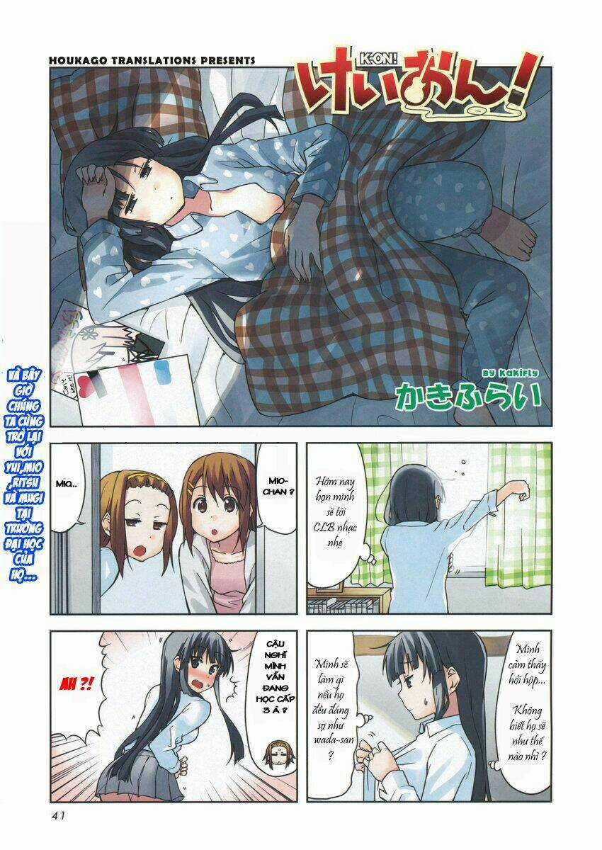 K-On! College + High School Chapter 2 trang 0