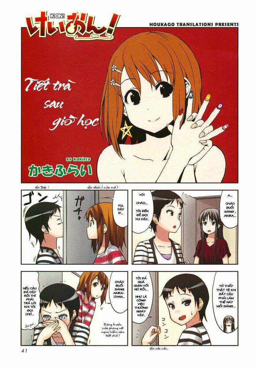 K-On! College + High School Chapter 6 trang 1