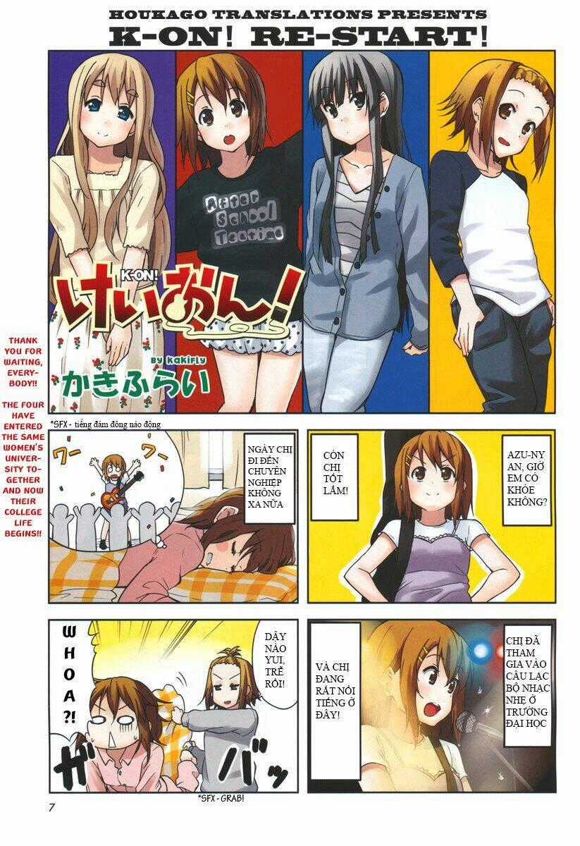 K-ON! - College Chapter 1 trang 1