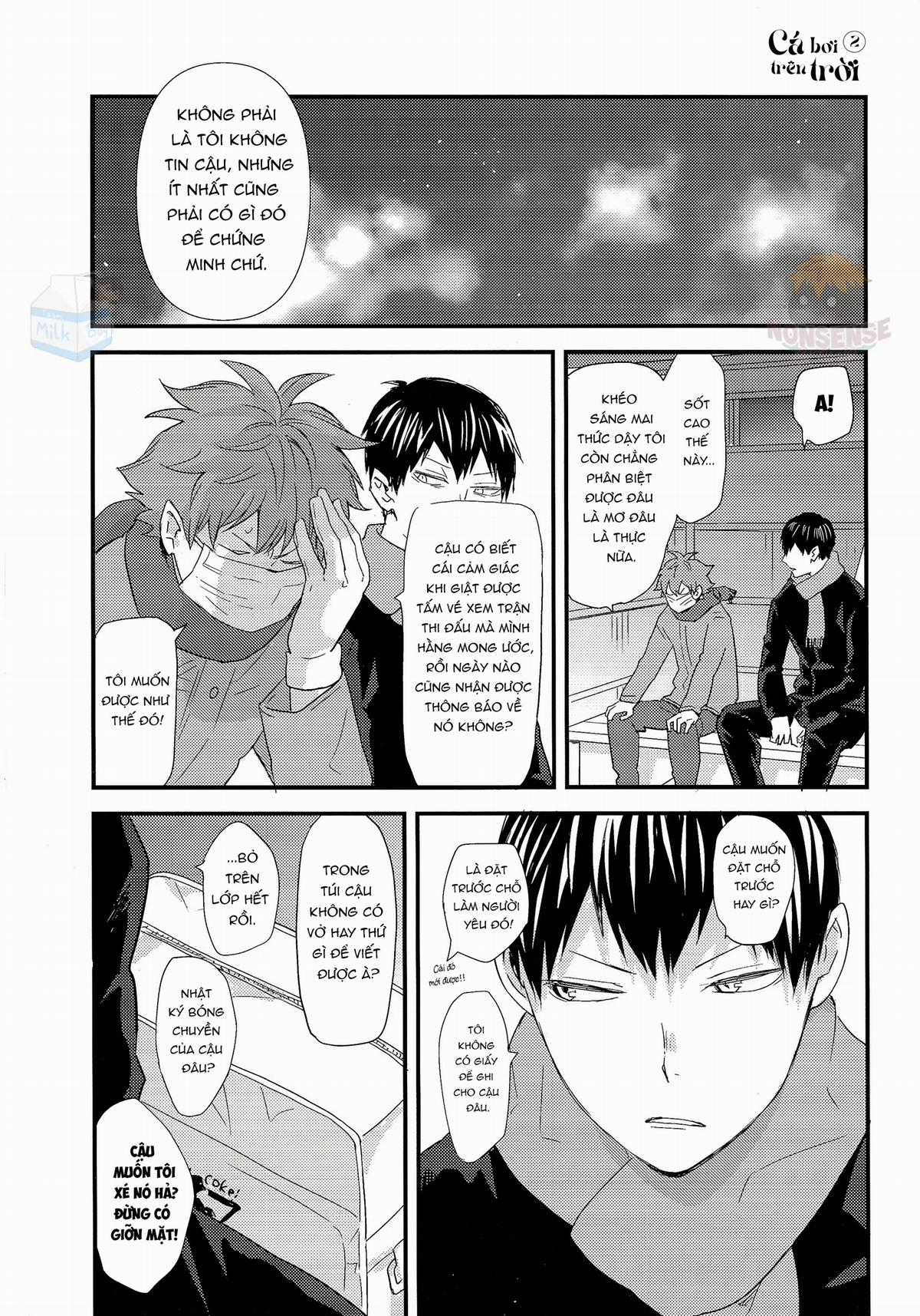 [KAGEHINA DOUJINSHI] - CÁ BƠI TRÊN TRỜI Chapter 2 trang 1