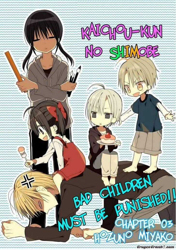 Kaichou-kun no Shimobe Chapter 4 trang 0