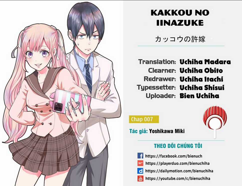 Kakkou No Iinazuke Chapter 7 trang 0