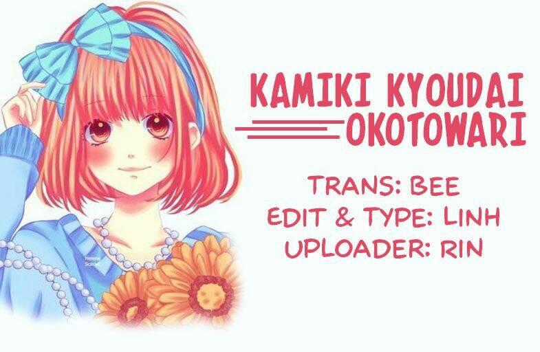 Kamiki Kyoudai Okotowari Chapter 8 trang 1