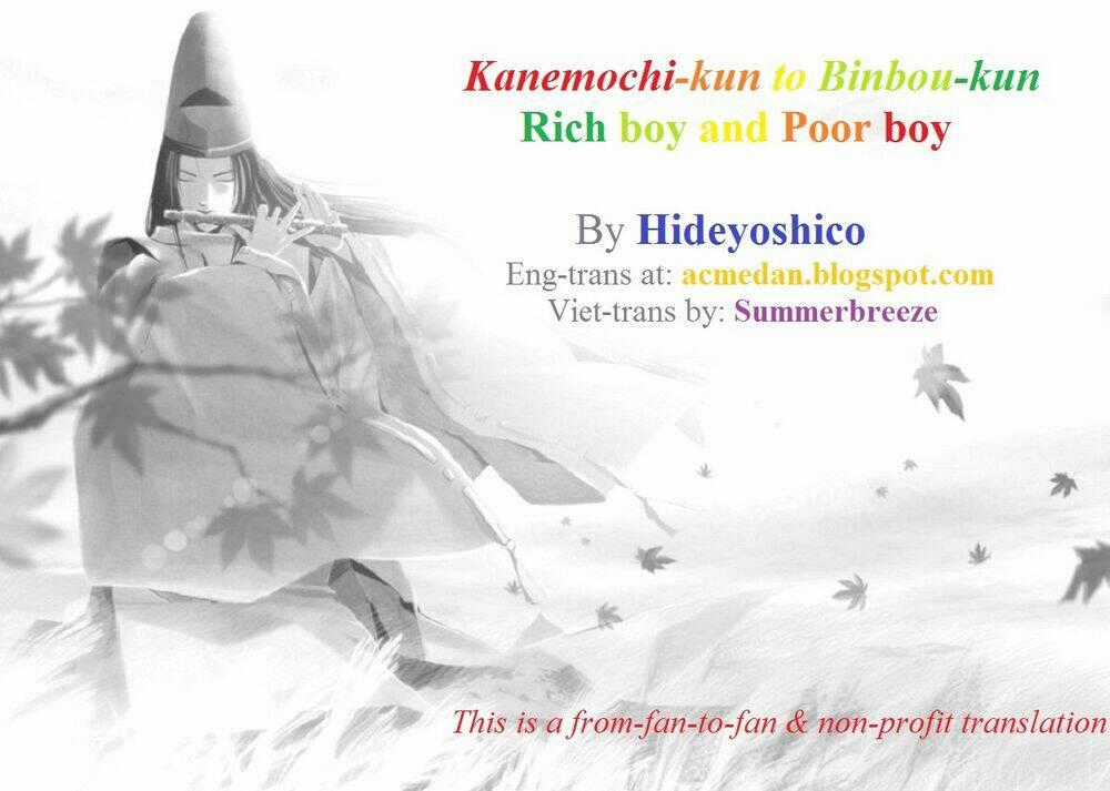 Kanemochi-Kun To Binbou-Kun Chapter 1 trang 1