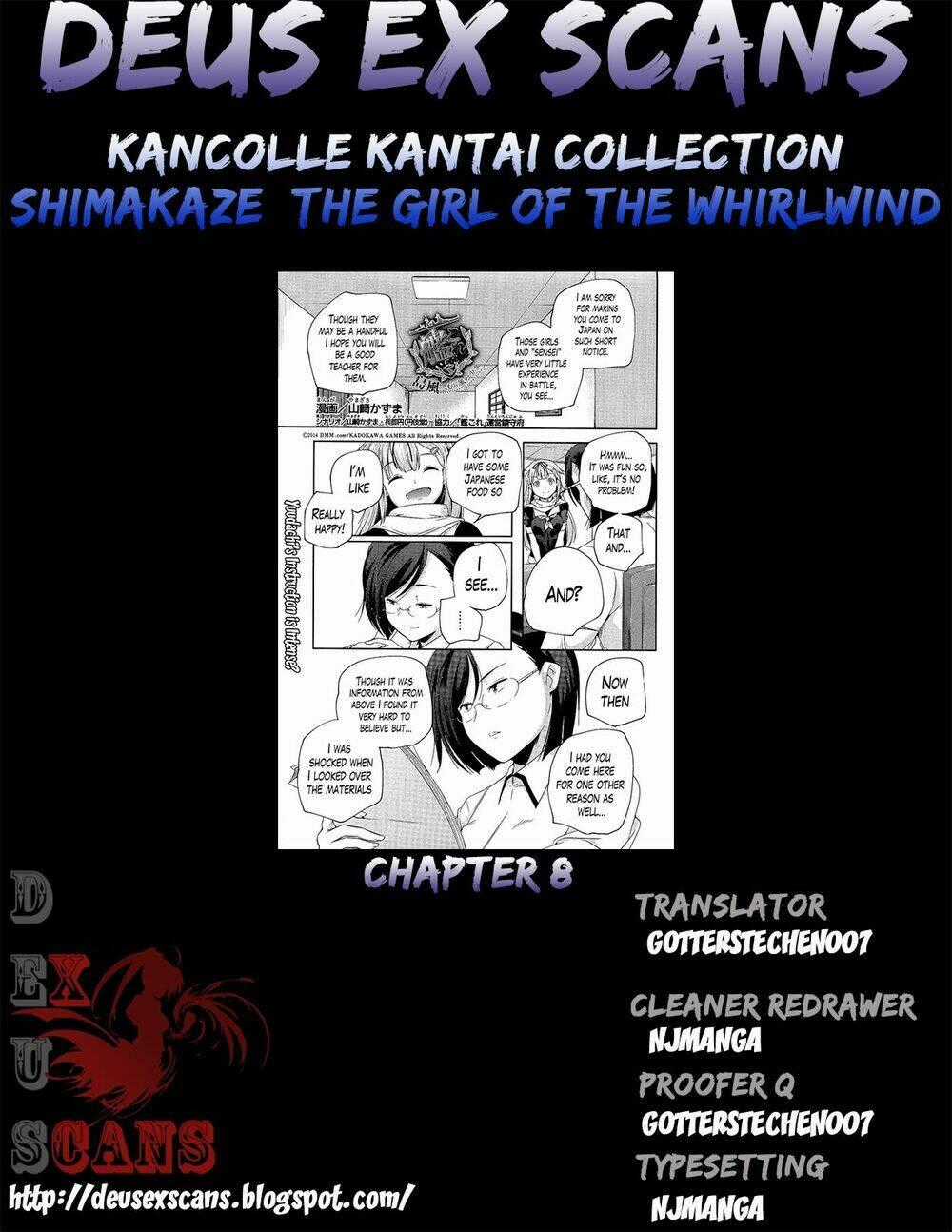 Kantai Collection - Shimakaze Tsumujikaze No Shoujo Chapter 8 trang 0